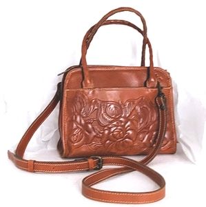 Patricia Nash Tooled Leather Crossbody Shoulder